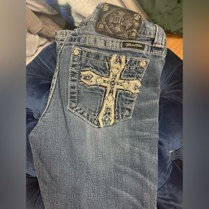 Blue miss me jeans size 30